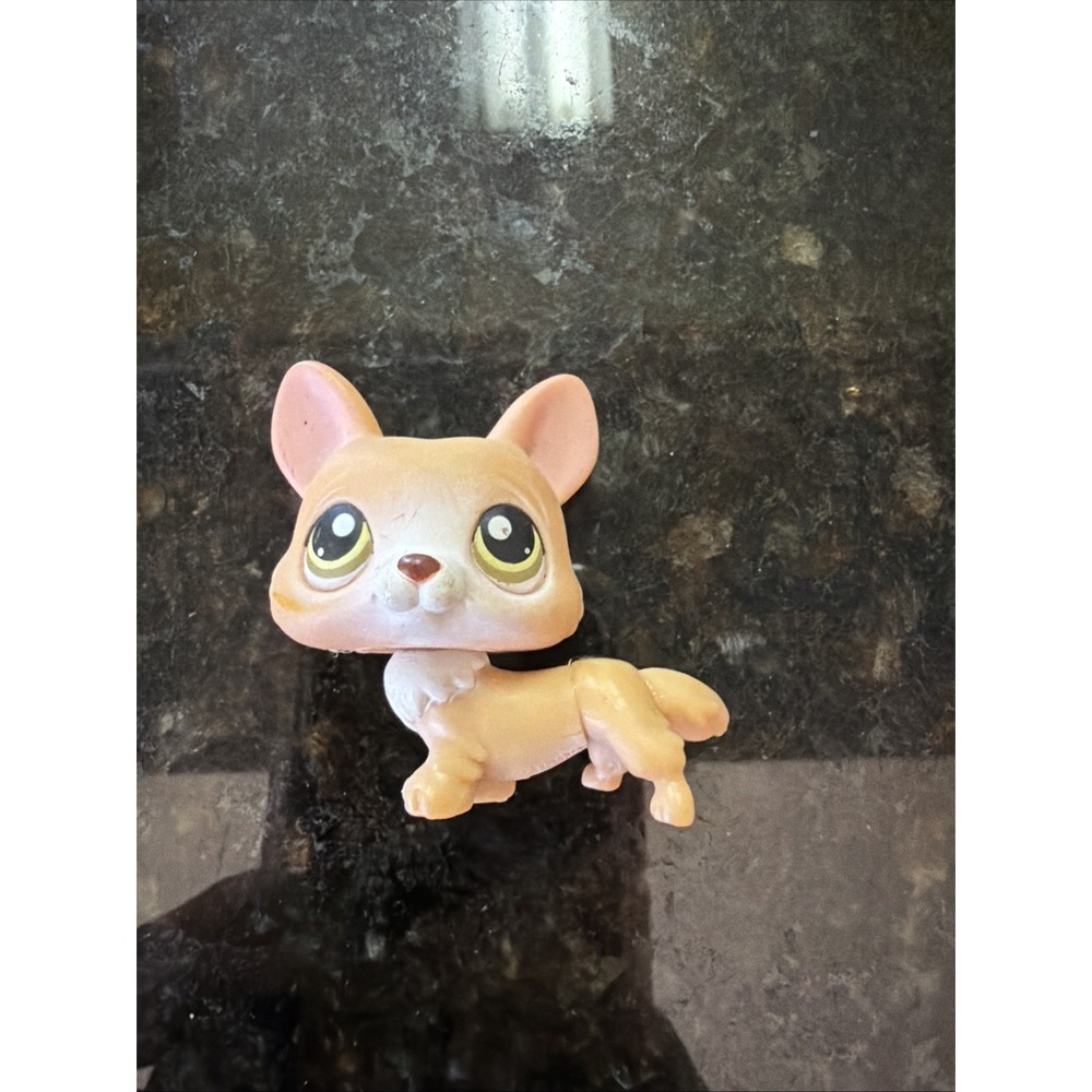 Littlest Pet Shop (LPS) #183 Corgi dog Retired 2006 Hasbro